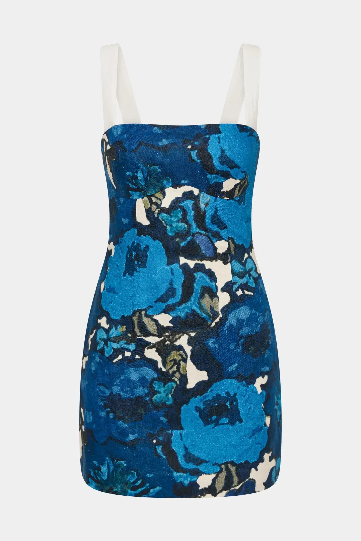 Sir the Label Camellia Mini Dress Blue Floral Size 4 / AU 14 - Image 5