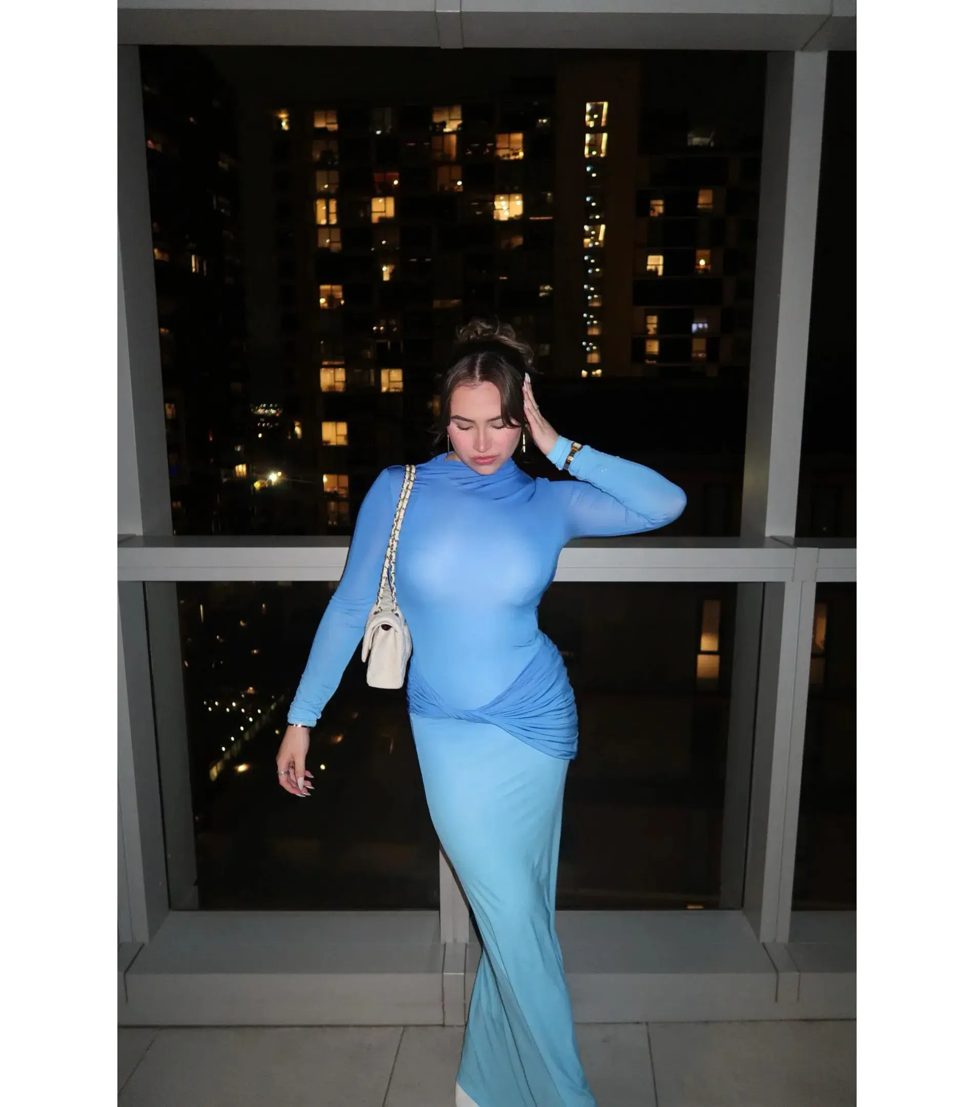 Sass & Bide Life Form Gown Blue Size  XS / AU 6 - Image 4