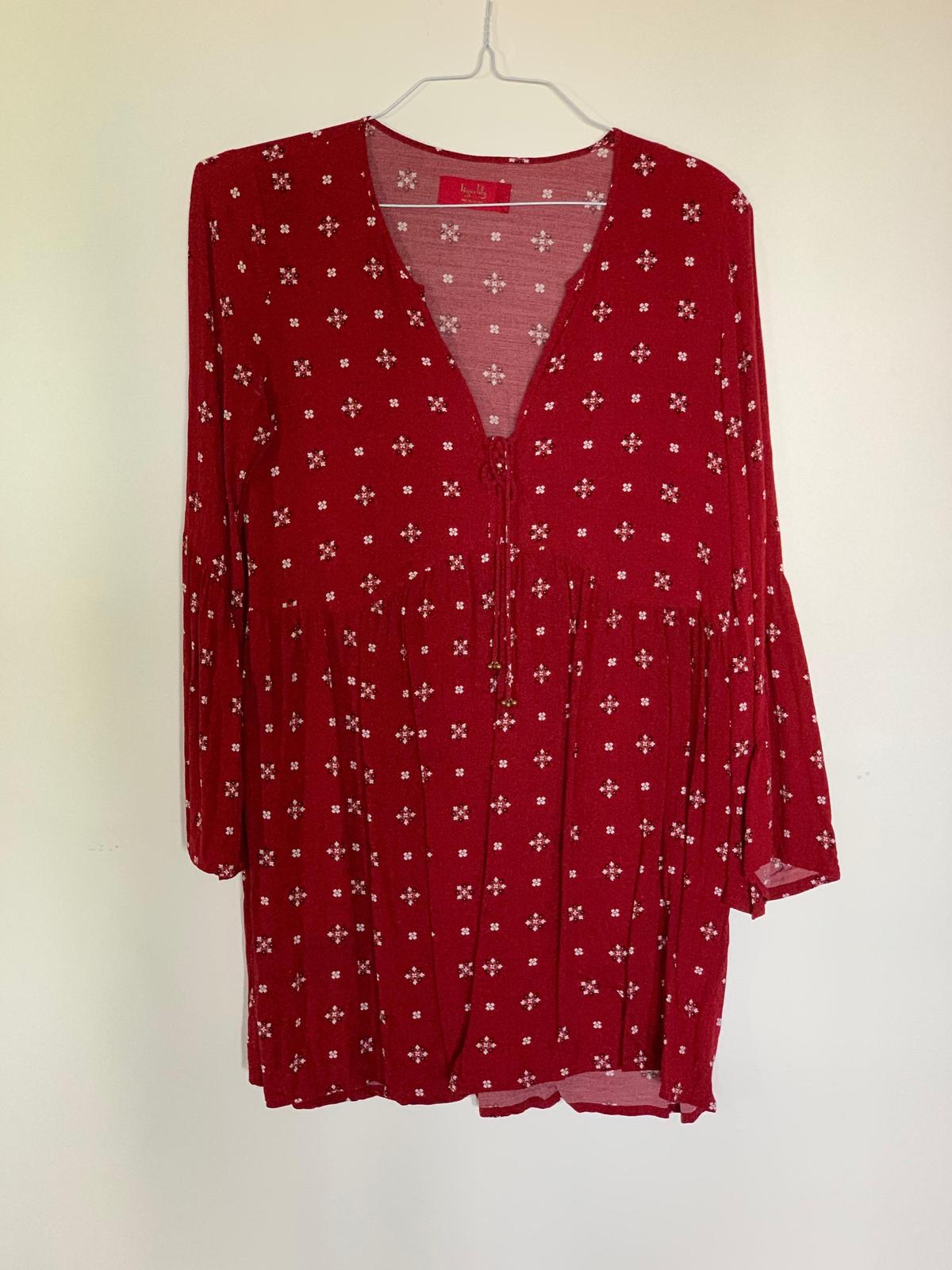 Tigerlily Morisot Dress in Red Size 8 - Image 3