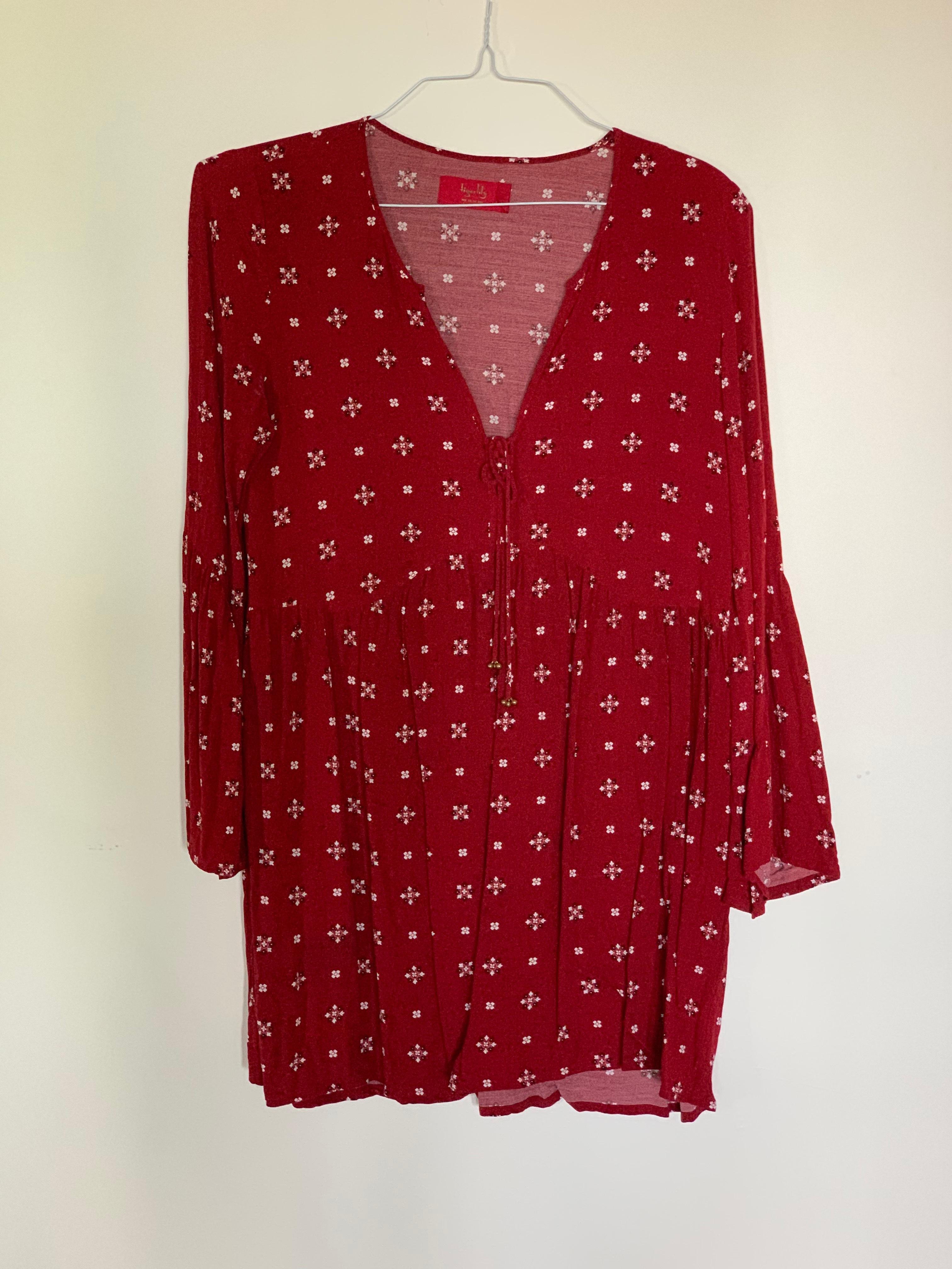 Tigerlily Morisot Dress in Red Size 8 - Image 3
