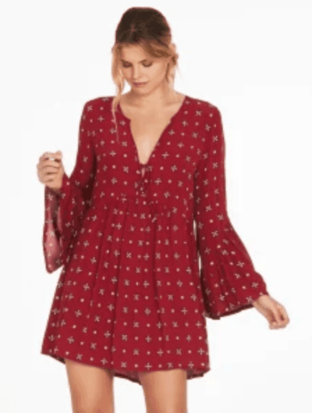 Tigerlily Morisot Dress in Red Size 8 - Image 1