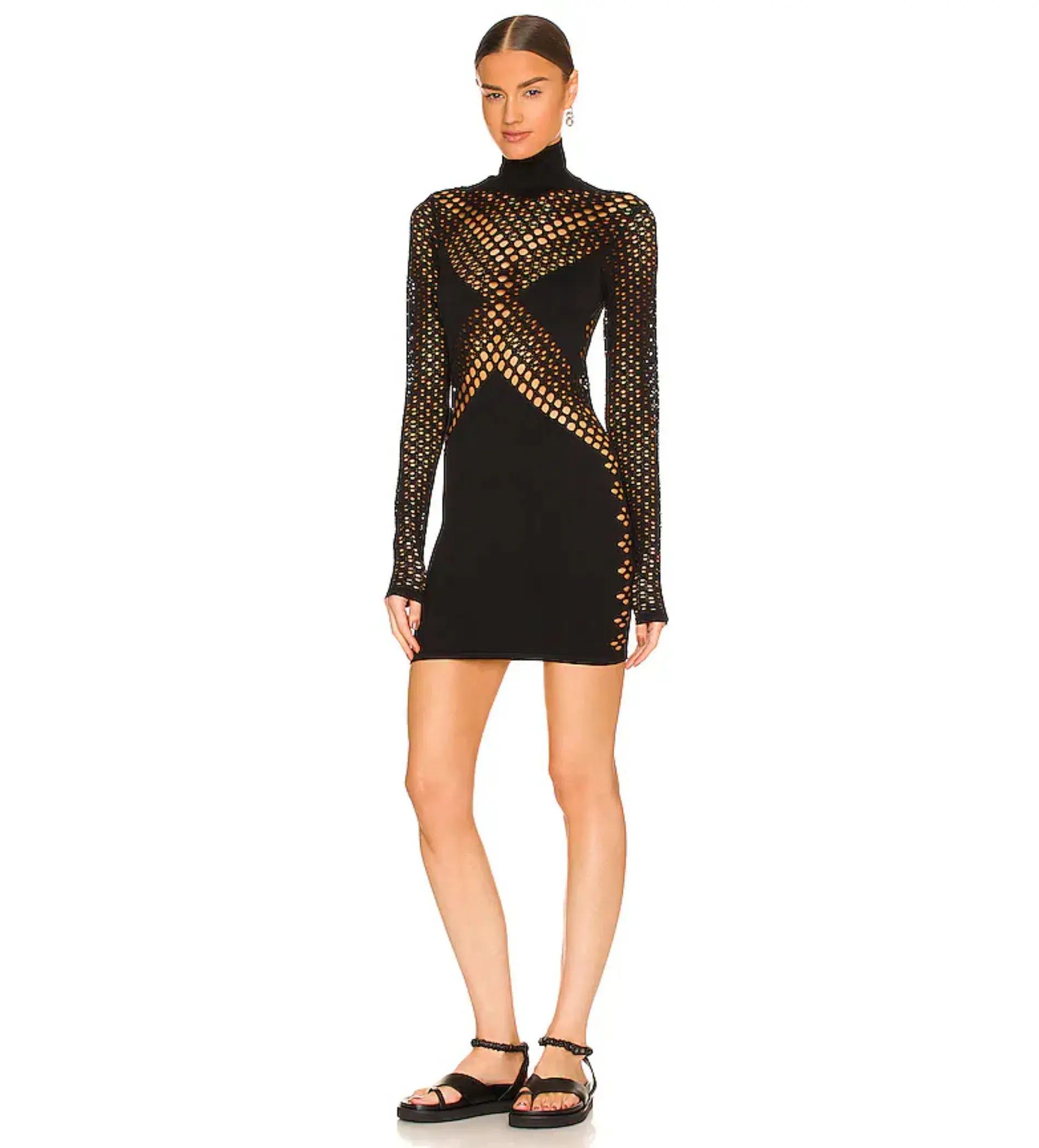 Dion Lee Seamless Tube Mini Dress Black Size XXS/Au 4  - Image 1
