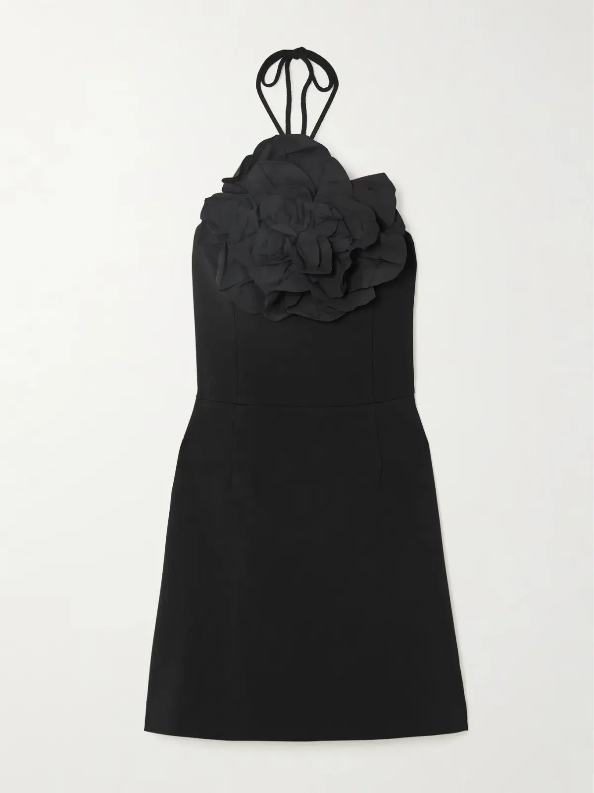 Rebecca Vallance Odetta Halter Mini Dress Black Size 10 - Image 3
