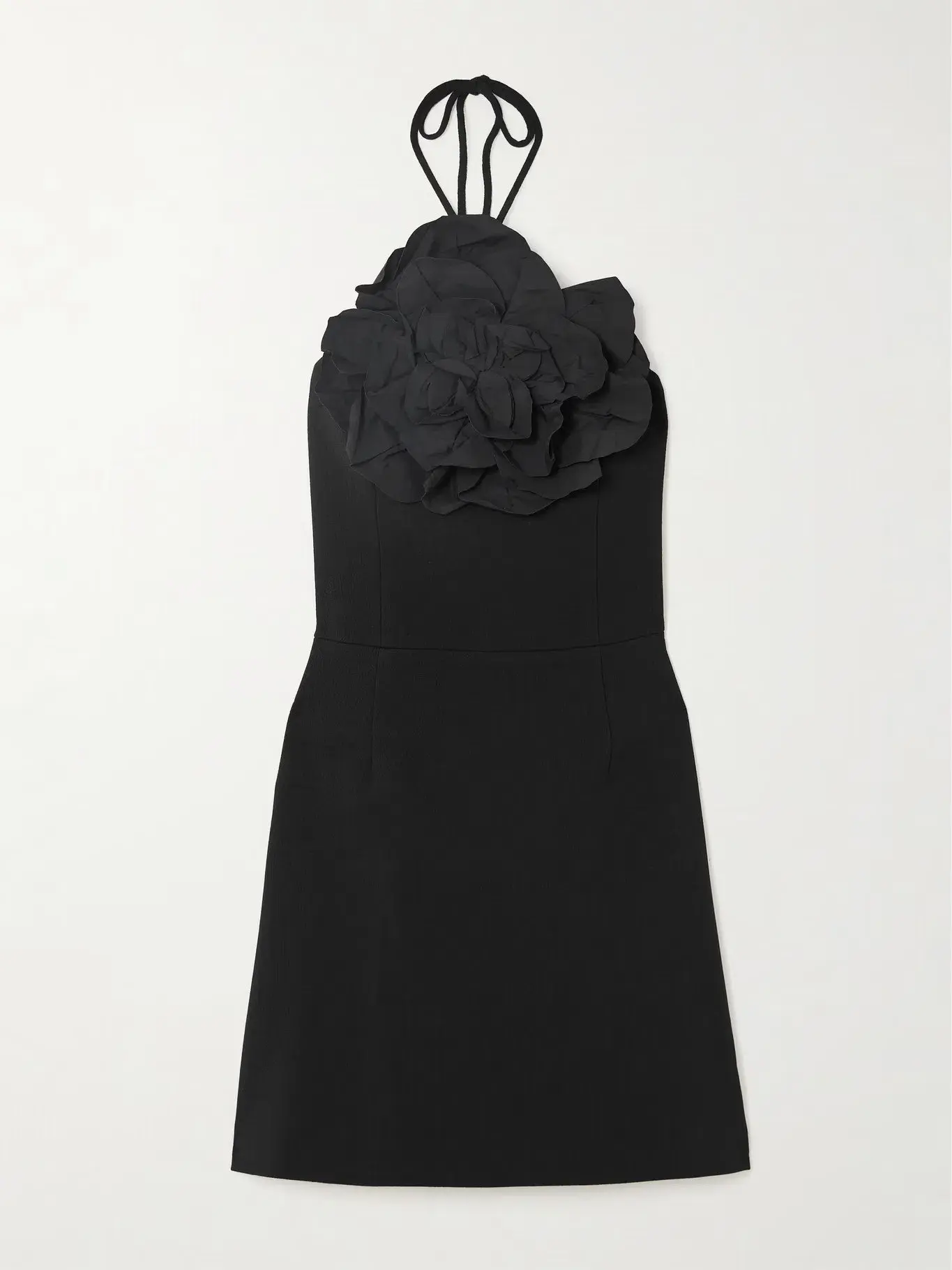 Rebecca Vallance Odetta Halter Mini Dress Black Size 10 - Image 3