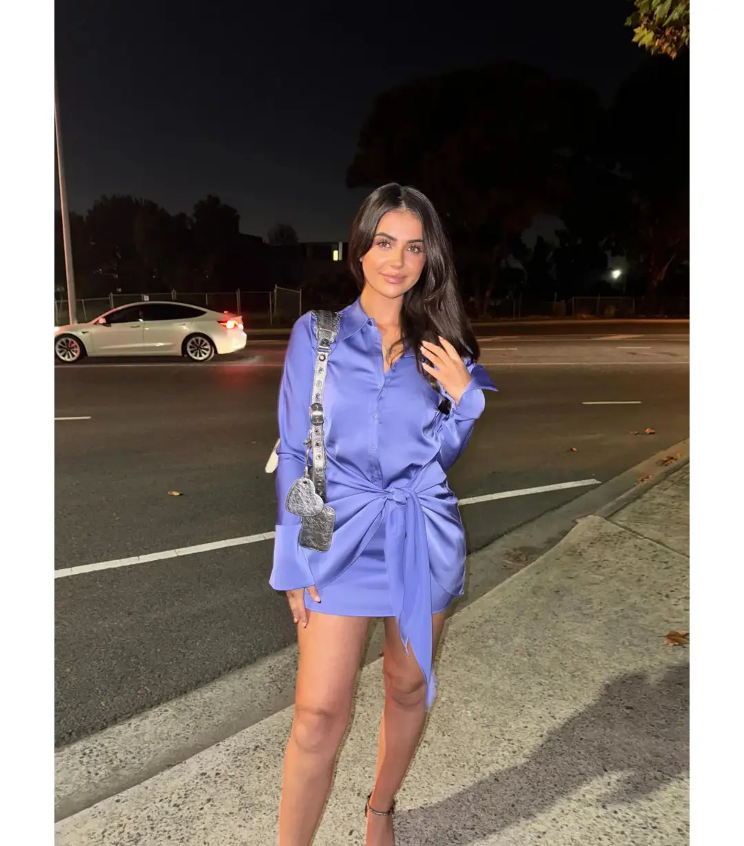 Rat & Boa Alanis Mini Dress in Purple Size M / AU 10 for rent on The Volte - main image