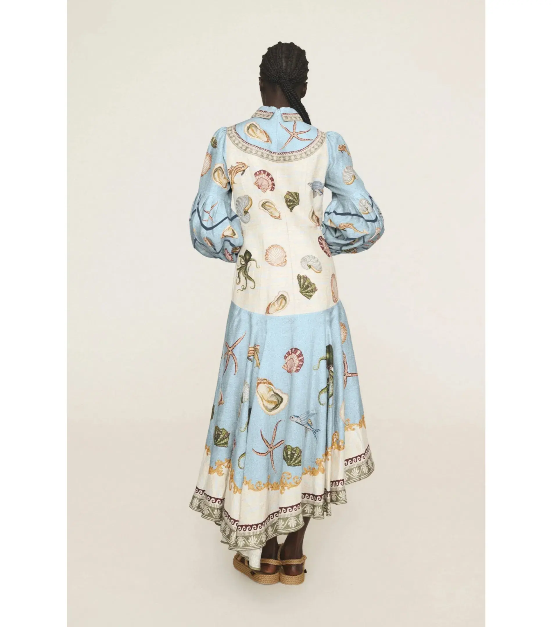 Alemais Bath House Shirtdress Multi Size AU 10 - Image 3