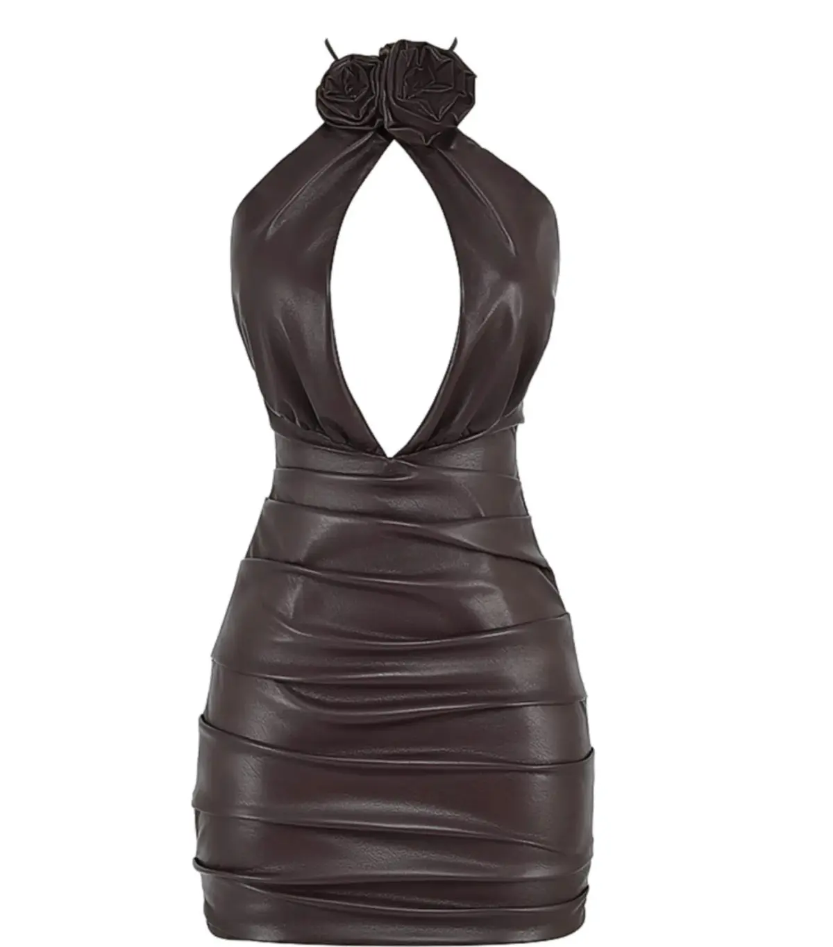 House of CB Olivia Mini Dress Brown Size XS / AU 6 - Image 5