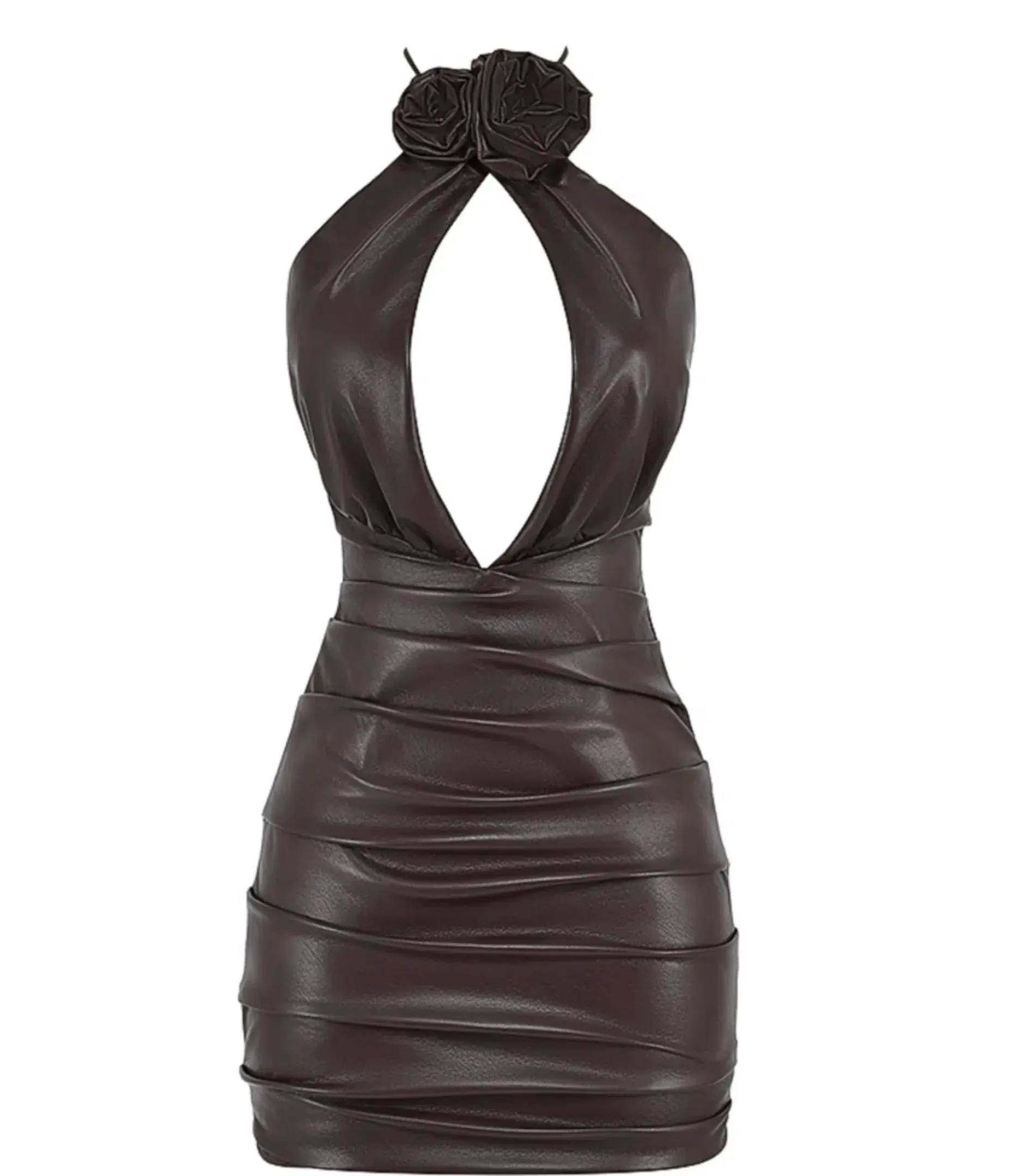 House of CB Olivia Mini Dress Brown Size XS / AU 6 - Image 5