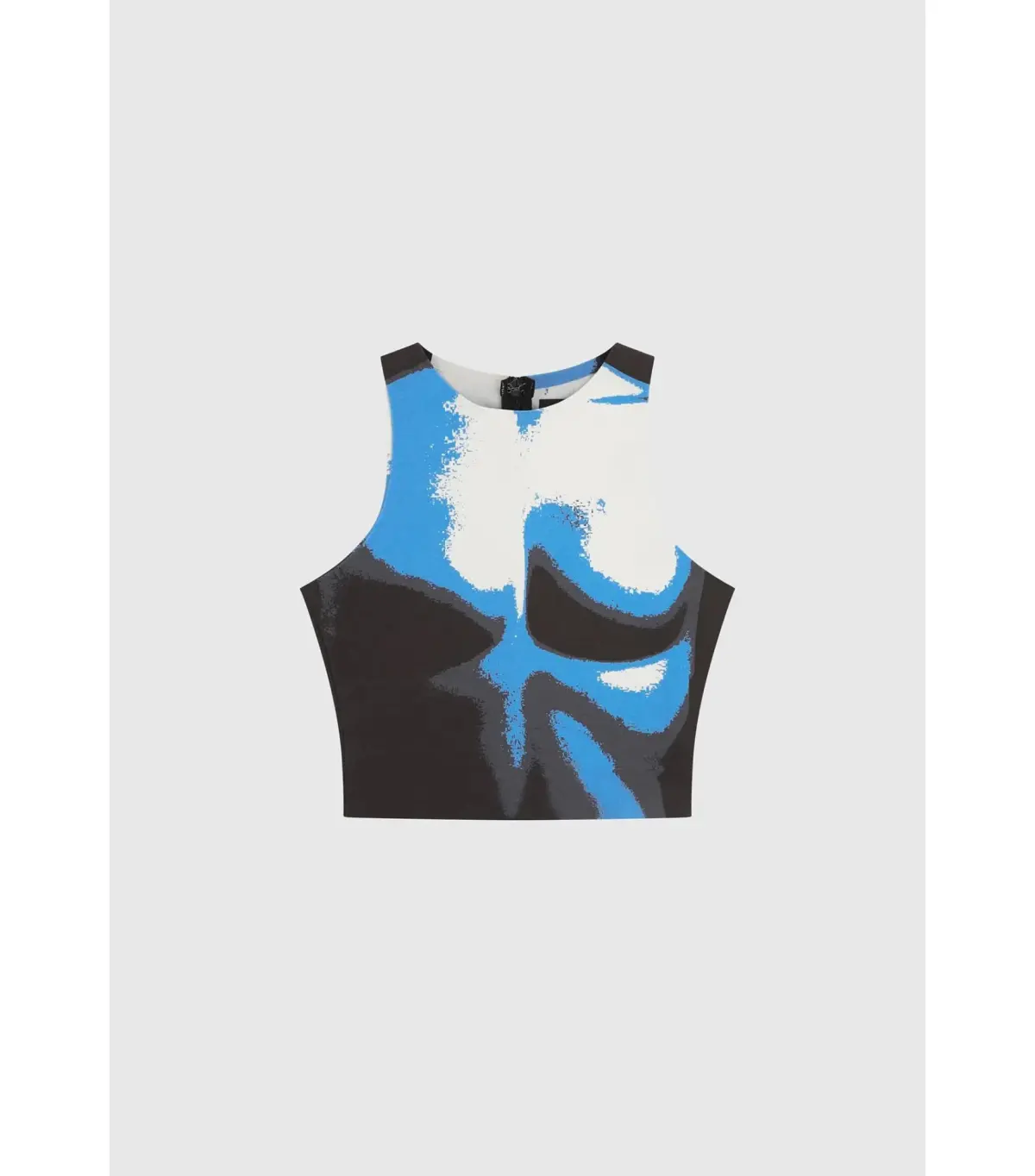 Maniere De Voir Body Print Racer Top and Pants White/Blue Size M / AU 10 - Image 10