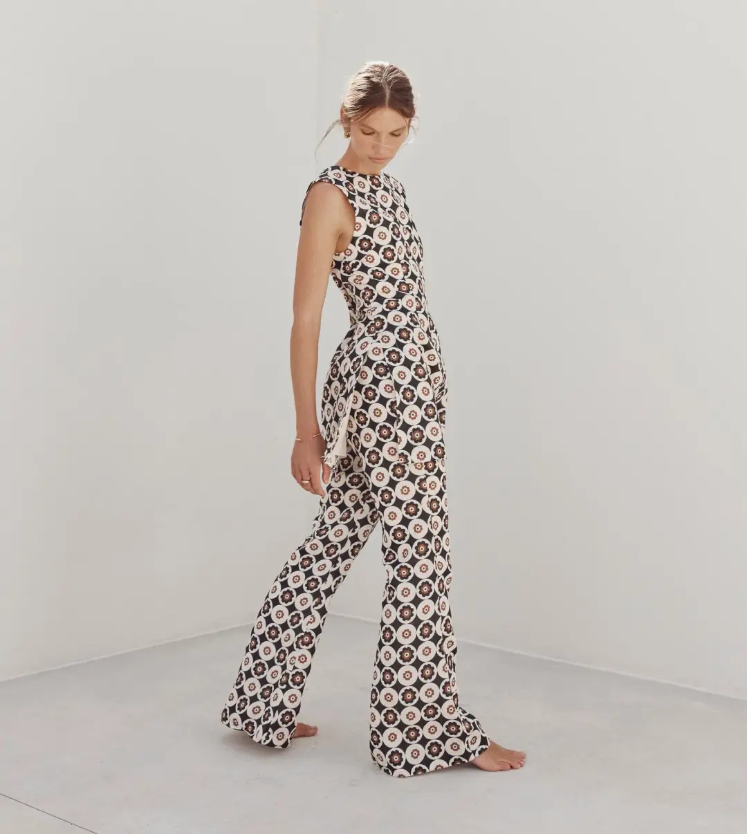 Dissh Dixon Tunic & Pant Set Floral Size 8 for rent on The Volte - main image