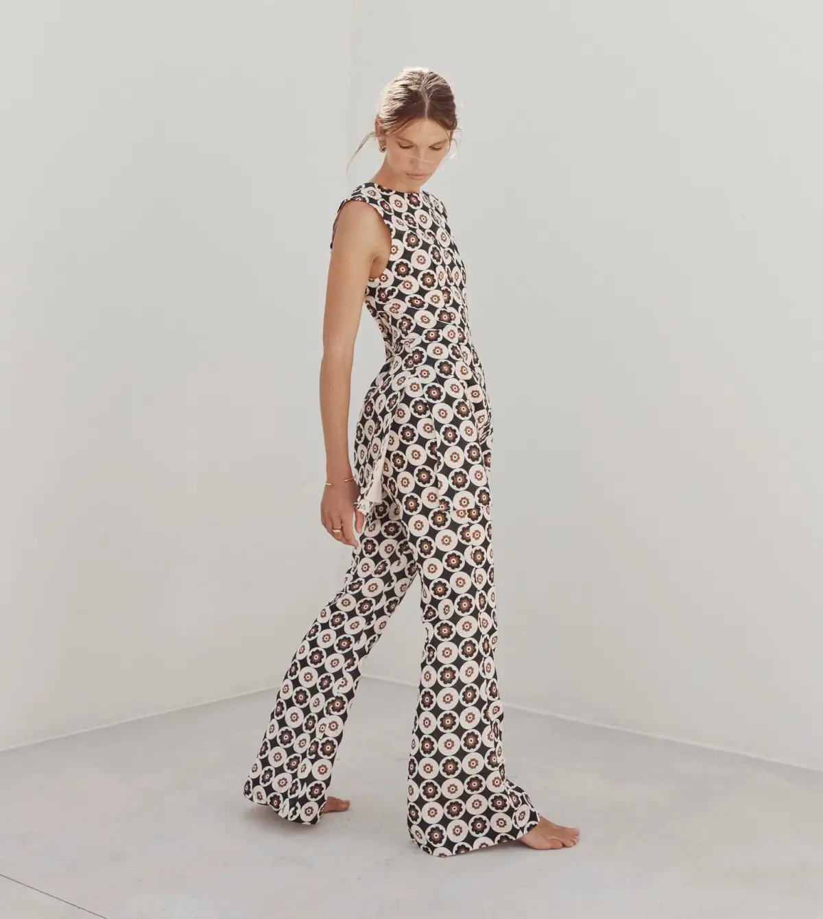 Dissh Dixon Tunic & Pant Set Floral Size 8 - Image 3