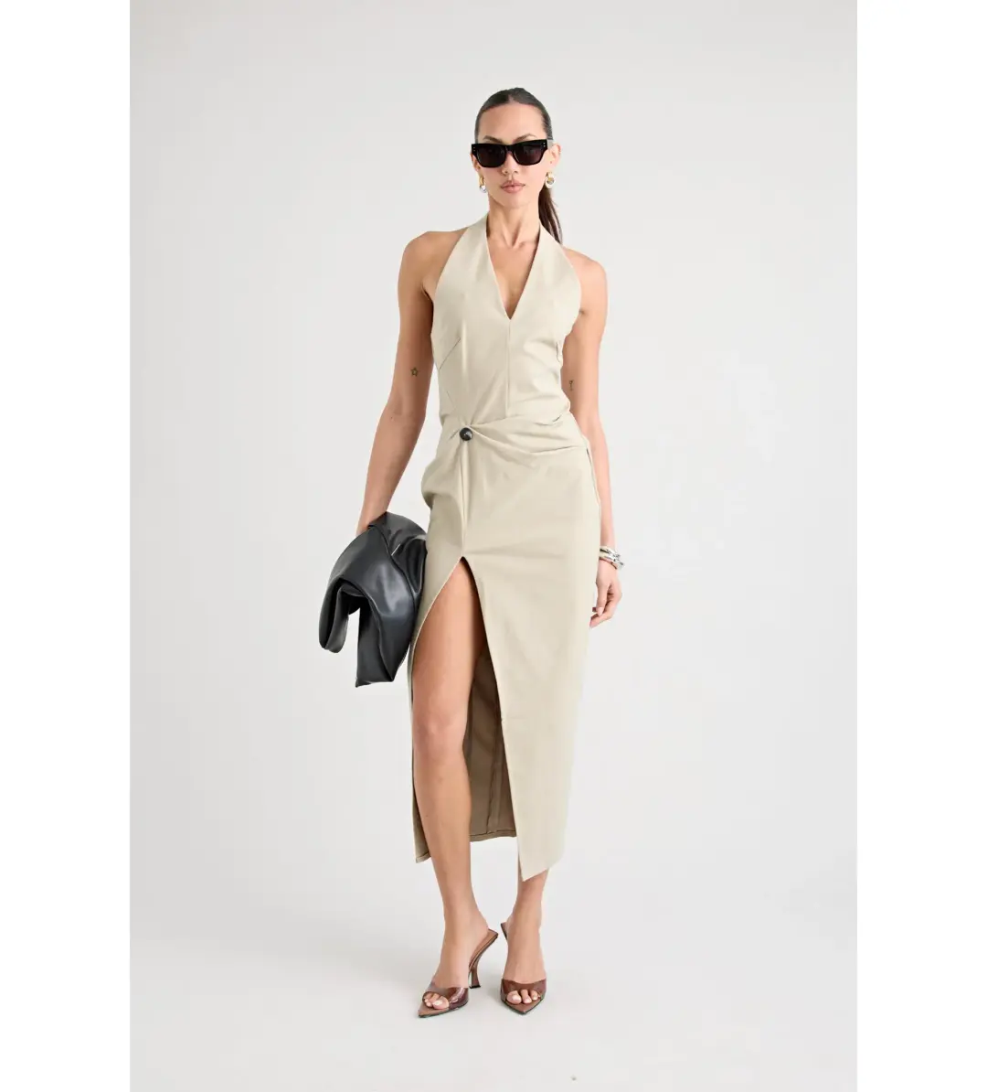 Pfeiffer The Rio Terra Midi Dress Sand Size 8 for rent on The Volte - main image