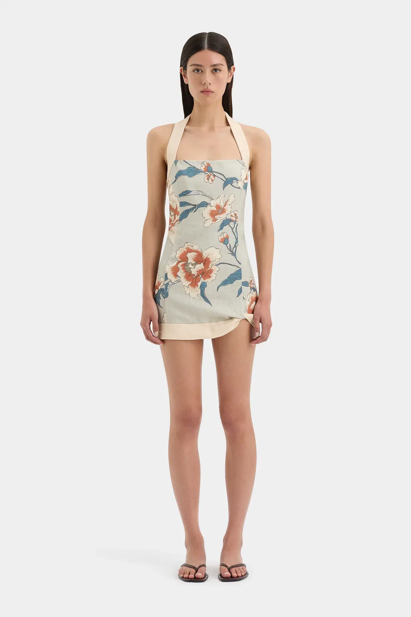 Sir The Label Roisin Mini Dress Bloom Floral Size 8  - Image 1