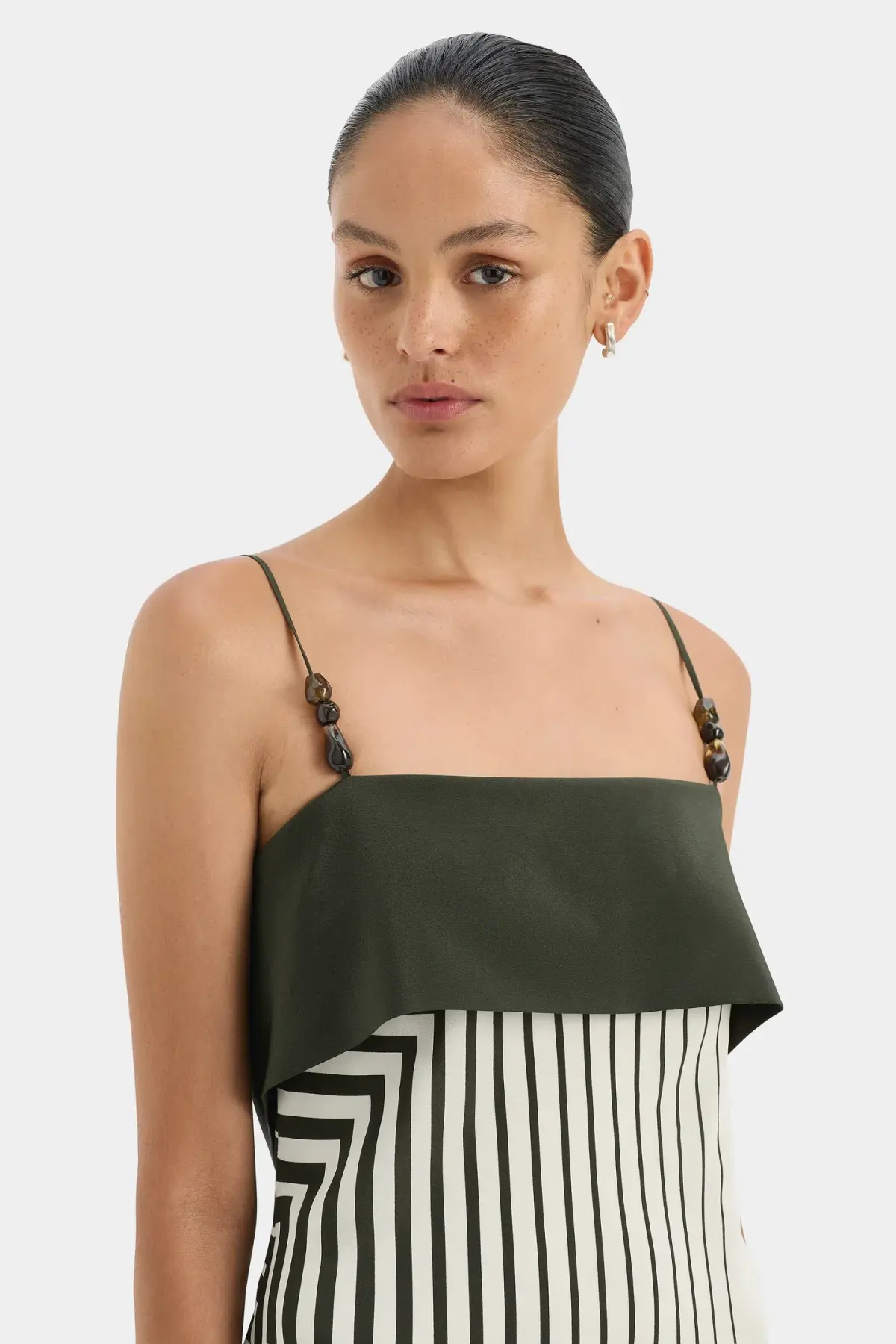 Sir The Label Leilana Slip Dress Garden Stripe Size 10  - Image 5