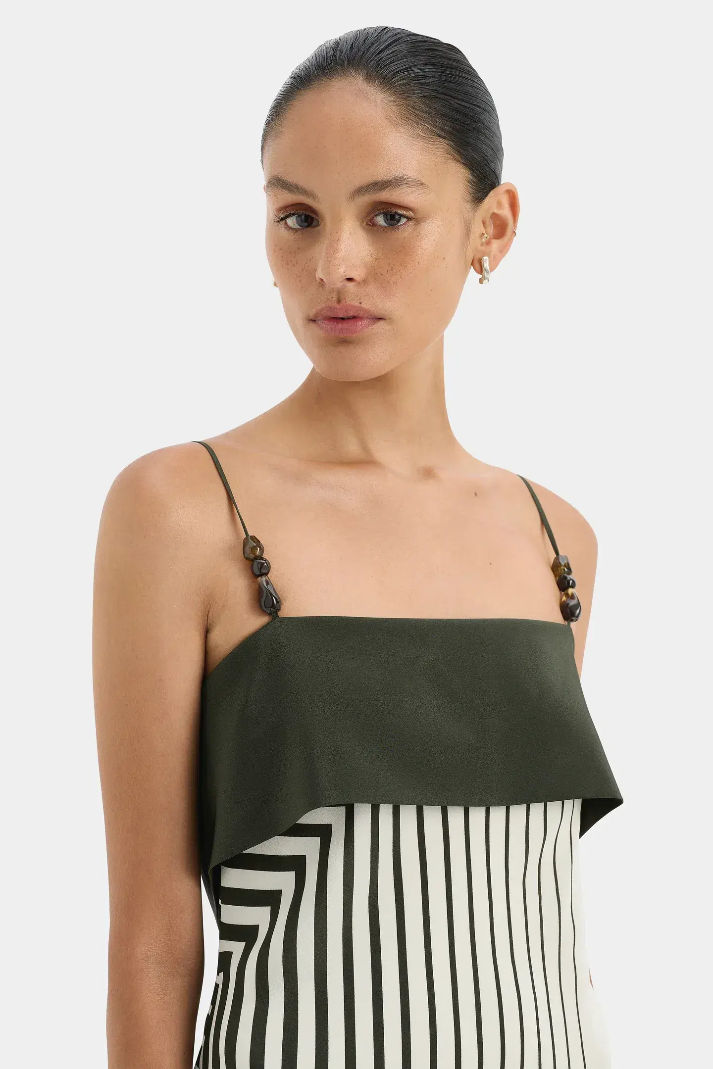Sir The Label Leilana Slip Dress Garden Stripe Size 10  - Image 5