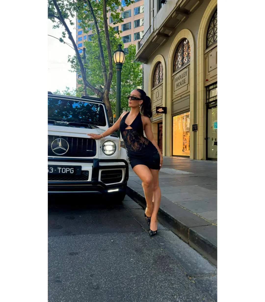 Benni Rocky Mini Dress Black Size S / AU 8 for rent on The Volte - main image