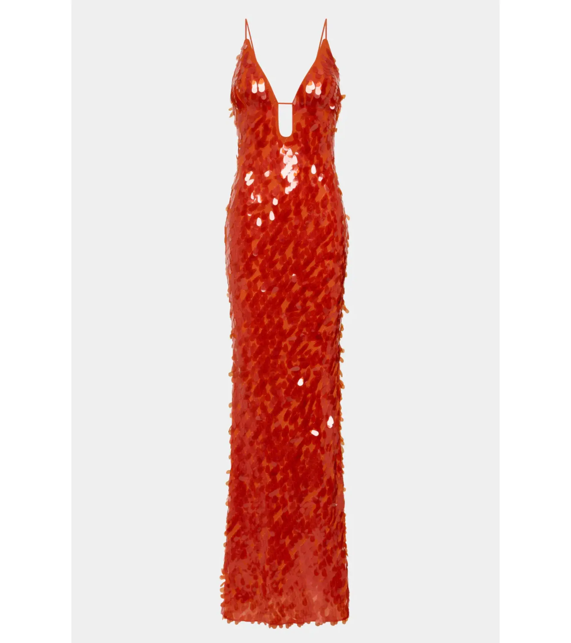 Misha Sapphire Sequin Maxi Dress in Red Size 10/M - Image 5