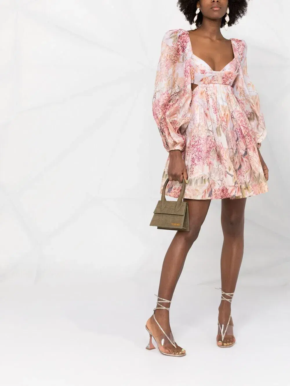 Zimmermann Botanica Bralette Mini Dress Floral Size 0P / Au 6P - Image 1
