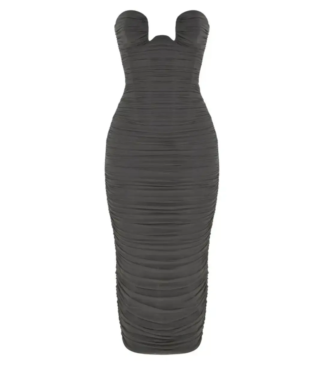 House Of Cb Cindy Strapless Ruched Body-con Dress Size S / AU 8  for rent on The Volte - main image