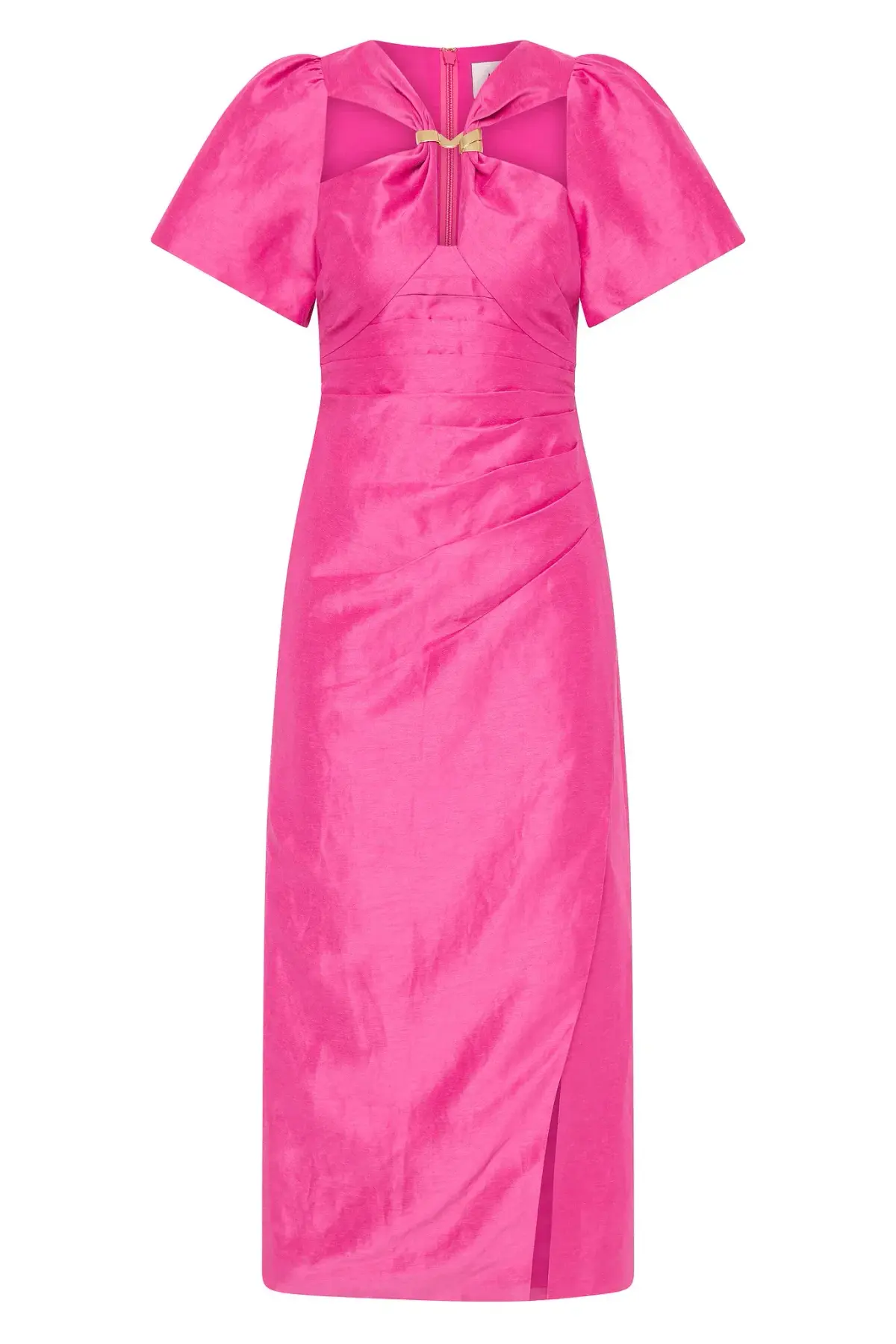 Aje Presence Twisted Midi Dress Size 8 - Image 5