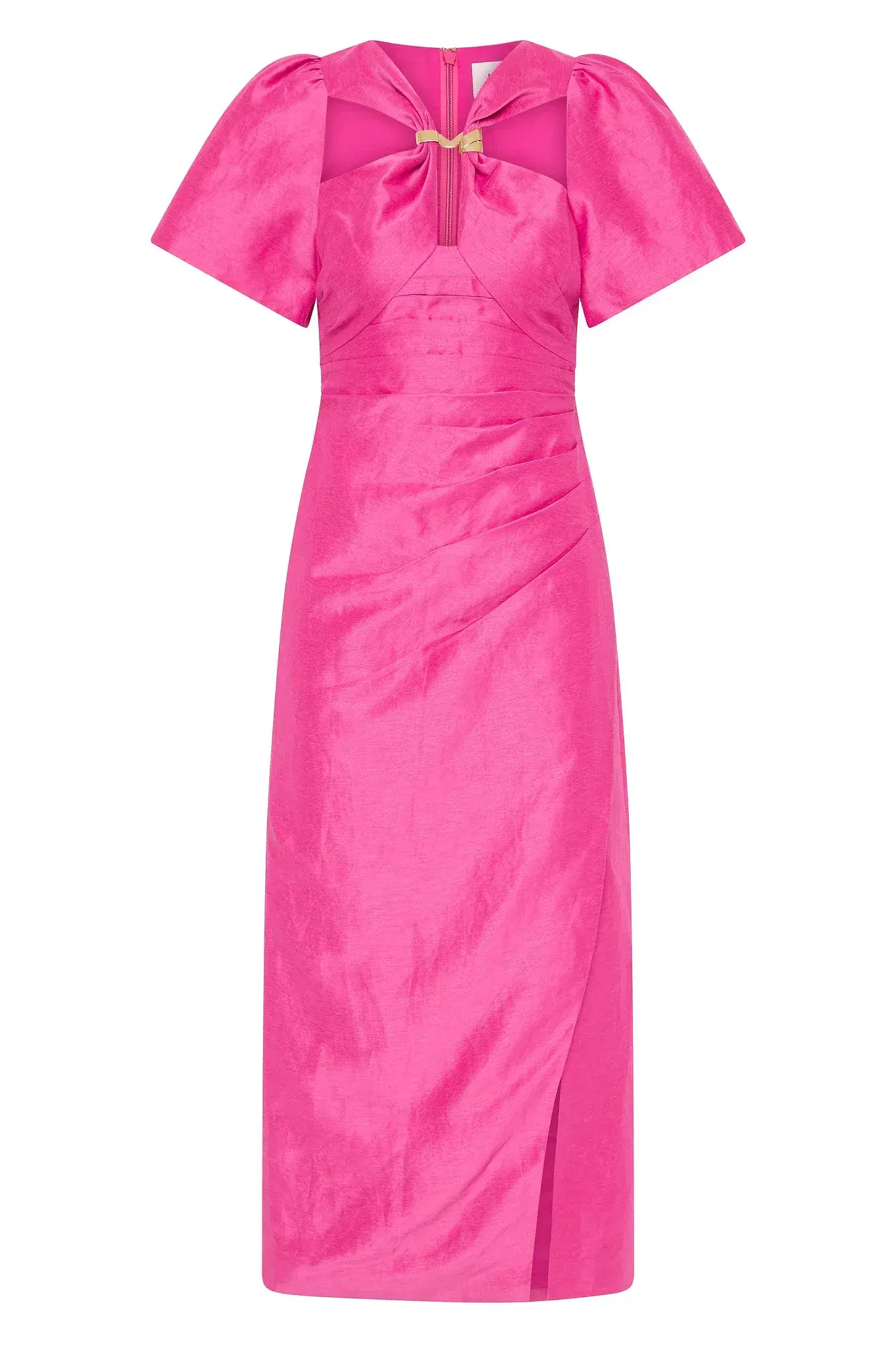 Aje Presence Twisted Midi Dress Size 8 - Image 5