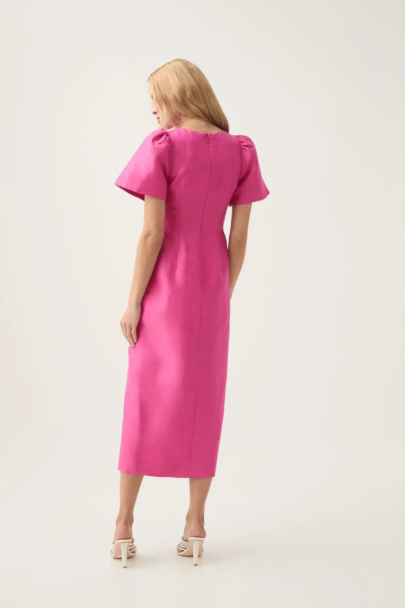 Aje Presence Twisted Midi Dress Size 8 - Image 3