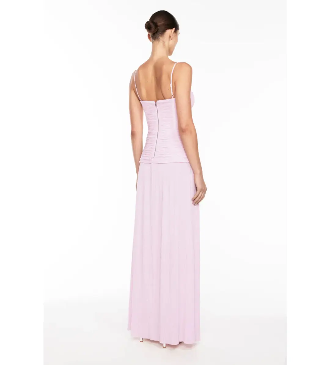 Manning Cartell Double Time Pleat Dress Hydrangea Pink Size 6  for rent on The Volte - main image