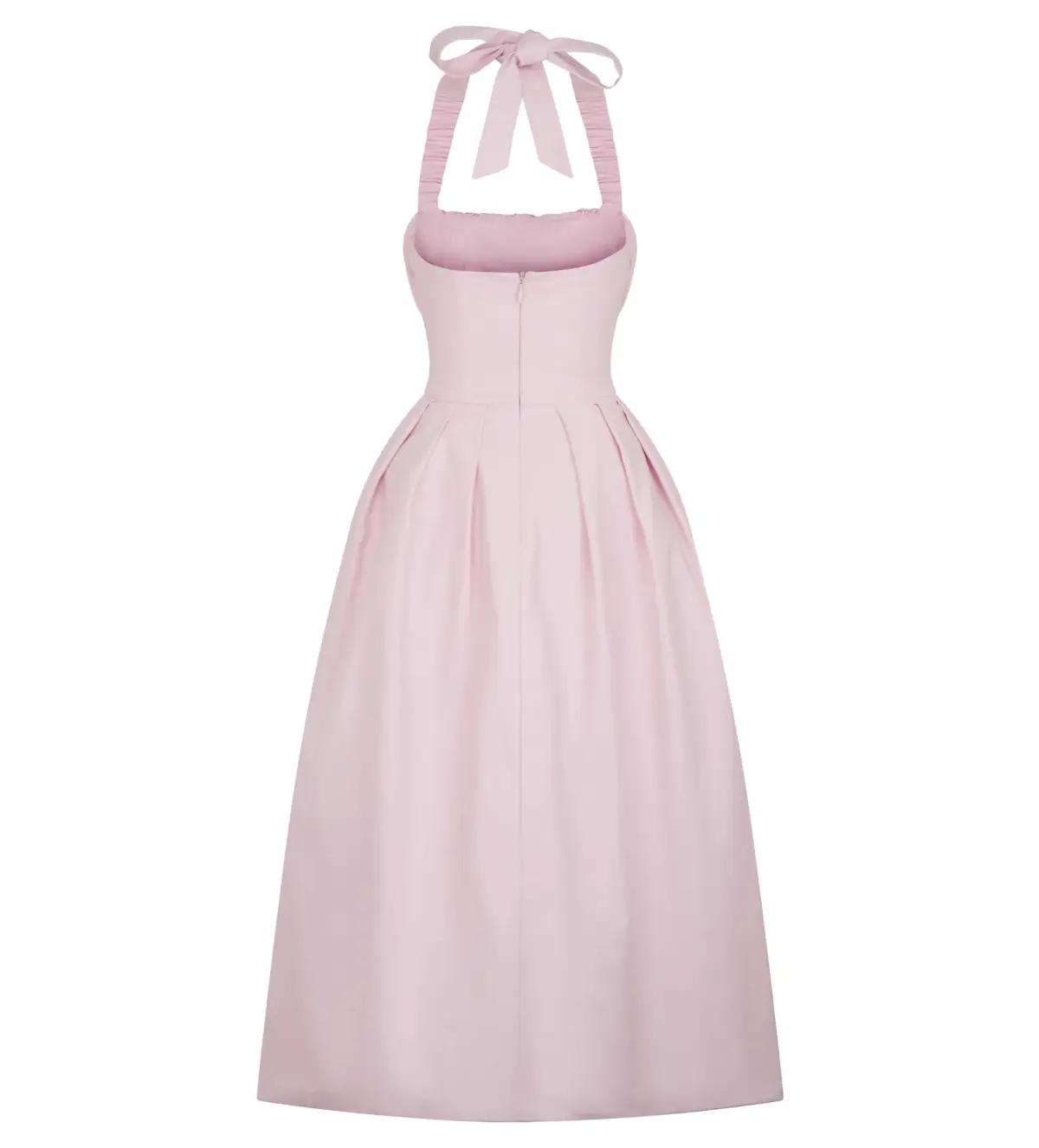Meshki Candy Halter Midi Dress Ballet Pink AU 8  - Image 5
