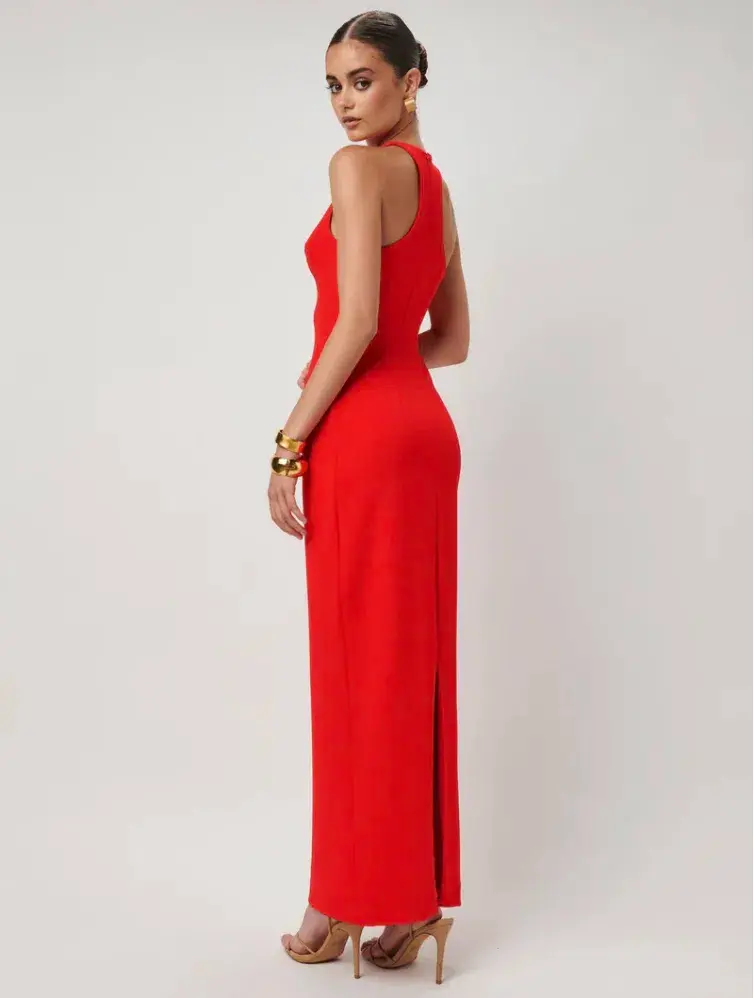 Effie Kats Eiza Gown Cherry Red size 8 - Image 7