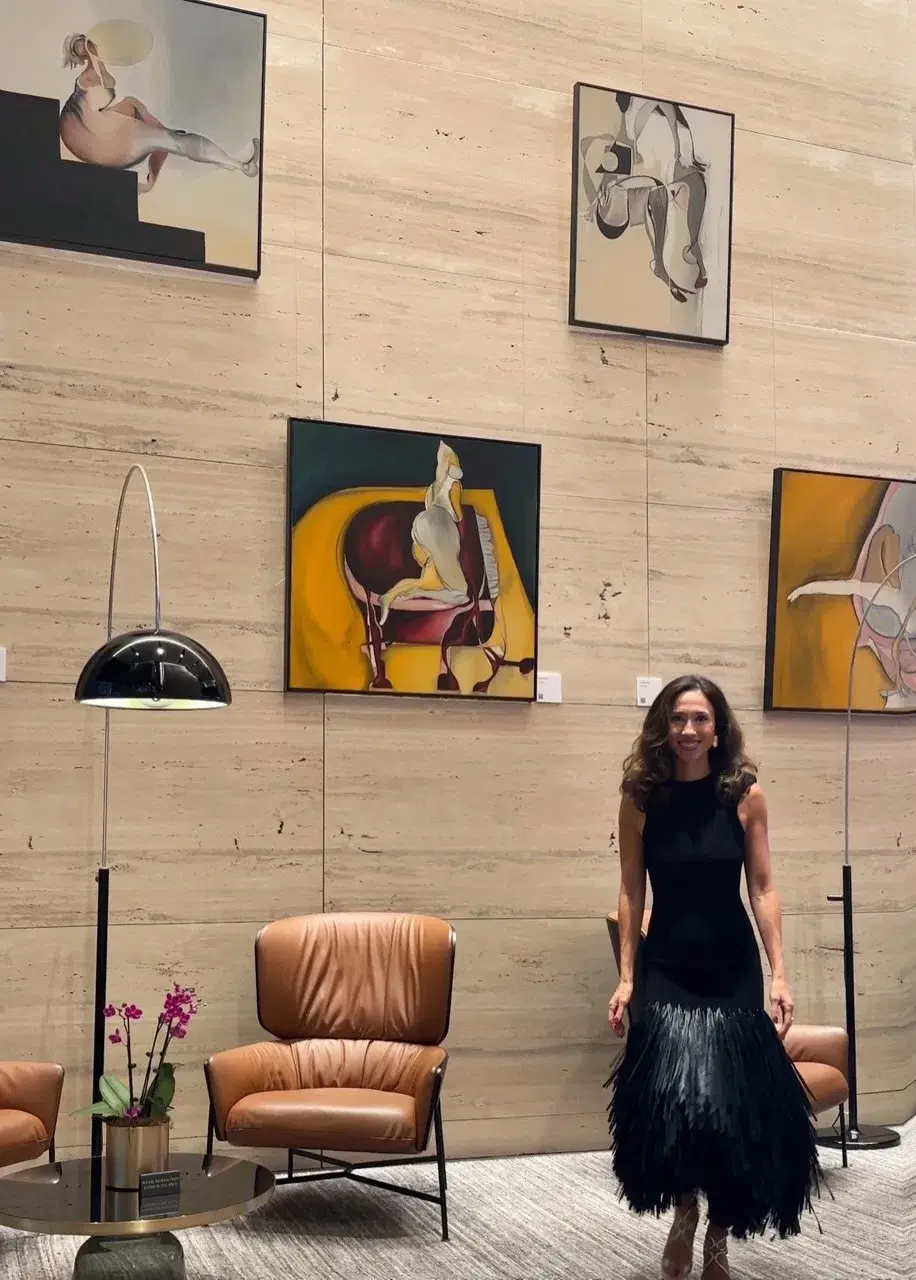 Aje Rushes Rafia Knit Midi Dress Black Size 4  for rent on The Volte - main image