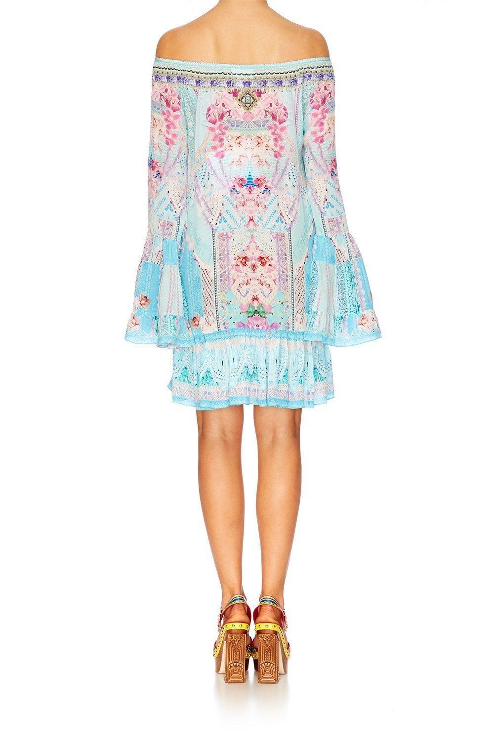 Camilla Garden State A Line Frill Dress Print Size Small - Image 3