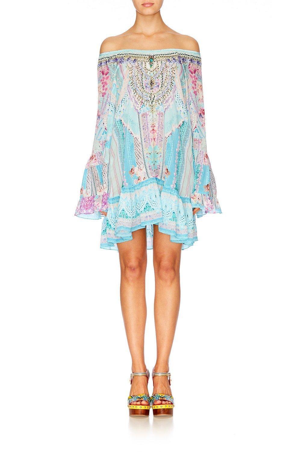 Camilla Garden State A Line Frill Dress Print Size Small - Image 6