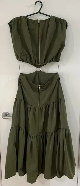 Mossman Streamline Maxi Dress Green Size 8 - Image 4