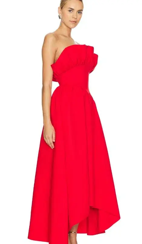 Elliatt Laurel Dress in Red Size L (12) - Image 3