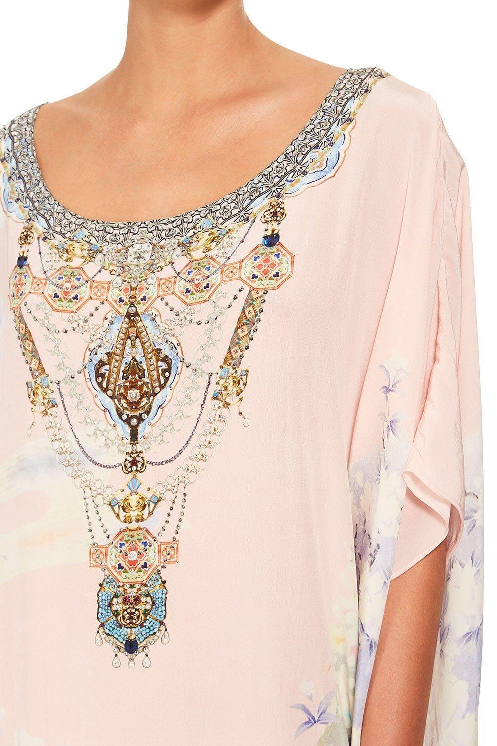 Camilla Harajuku Heiress Round Neck Kaftan Floral One Size - Image 8