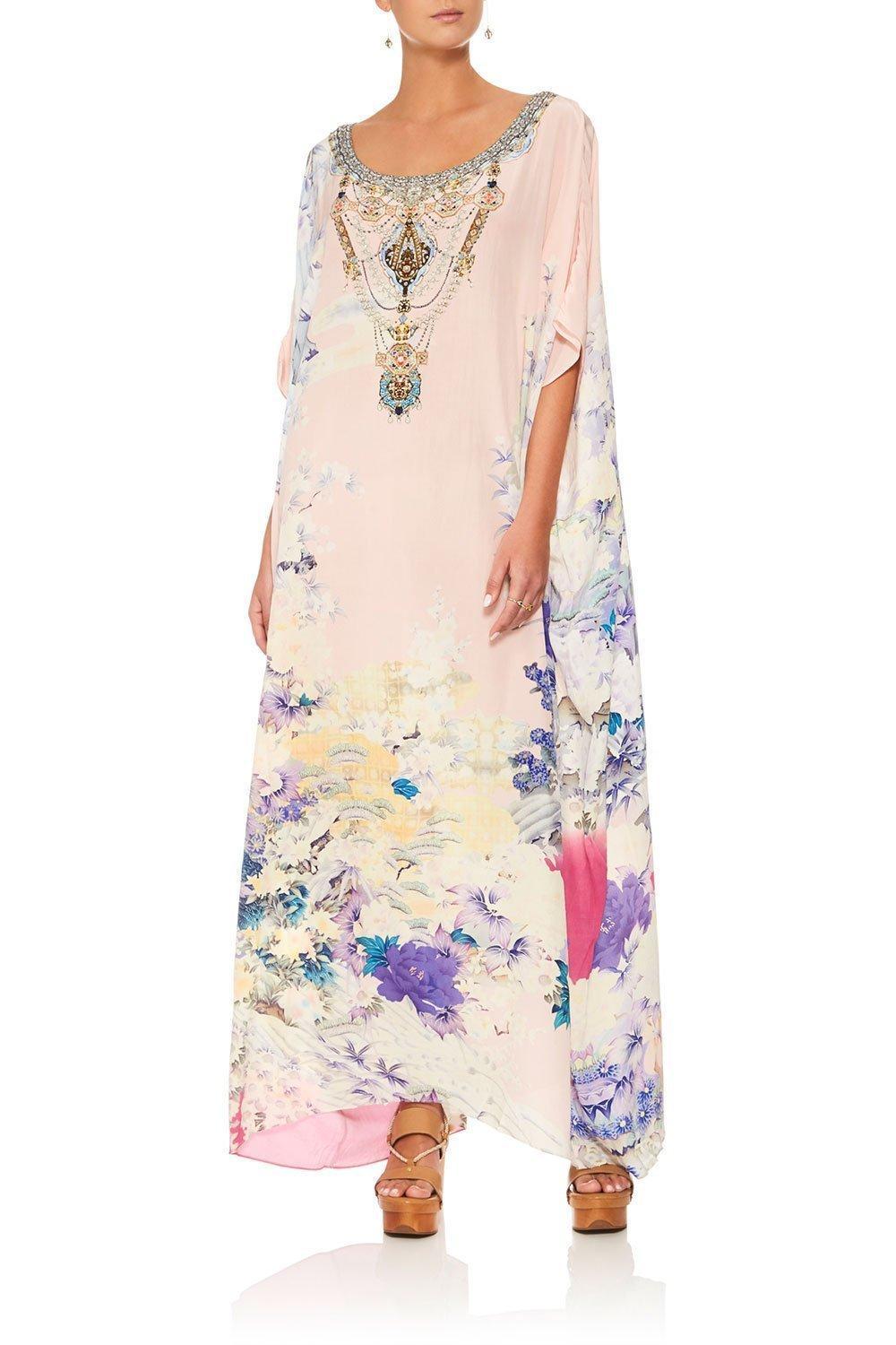 Camilla Harajuku Heiress Round Neck Kaftan Floral One Size - Image 9