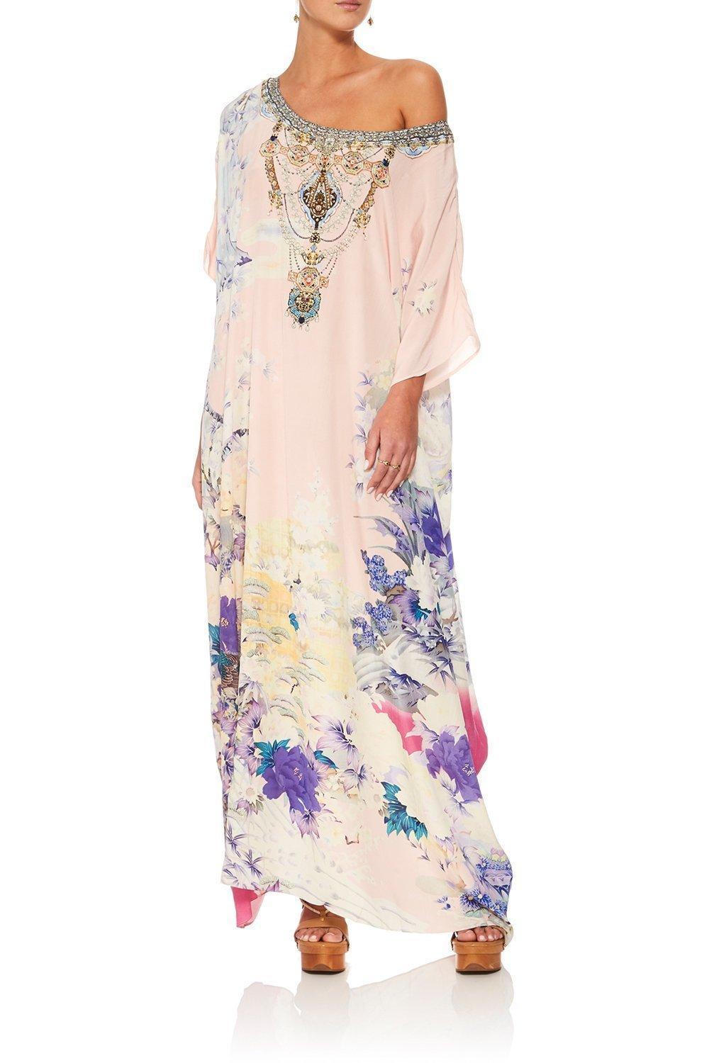 Camilla Harajuku Heiress Round Neck Kaftan Floral One Size - Image 1