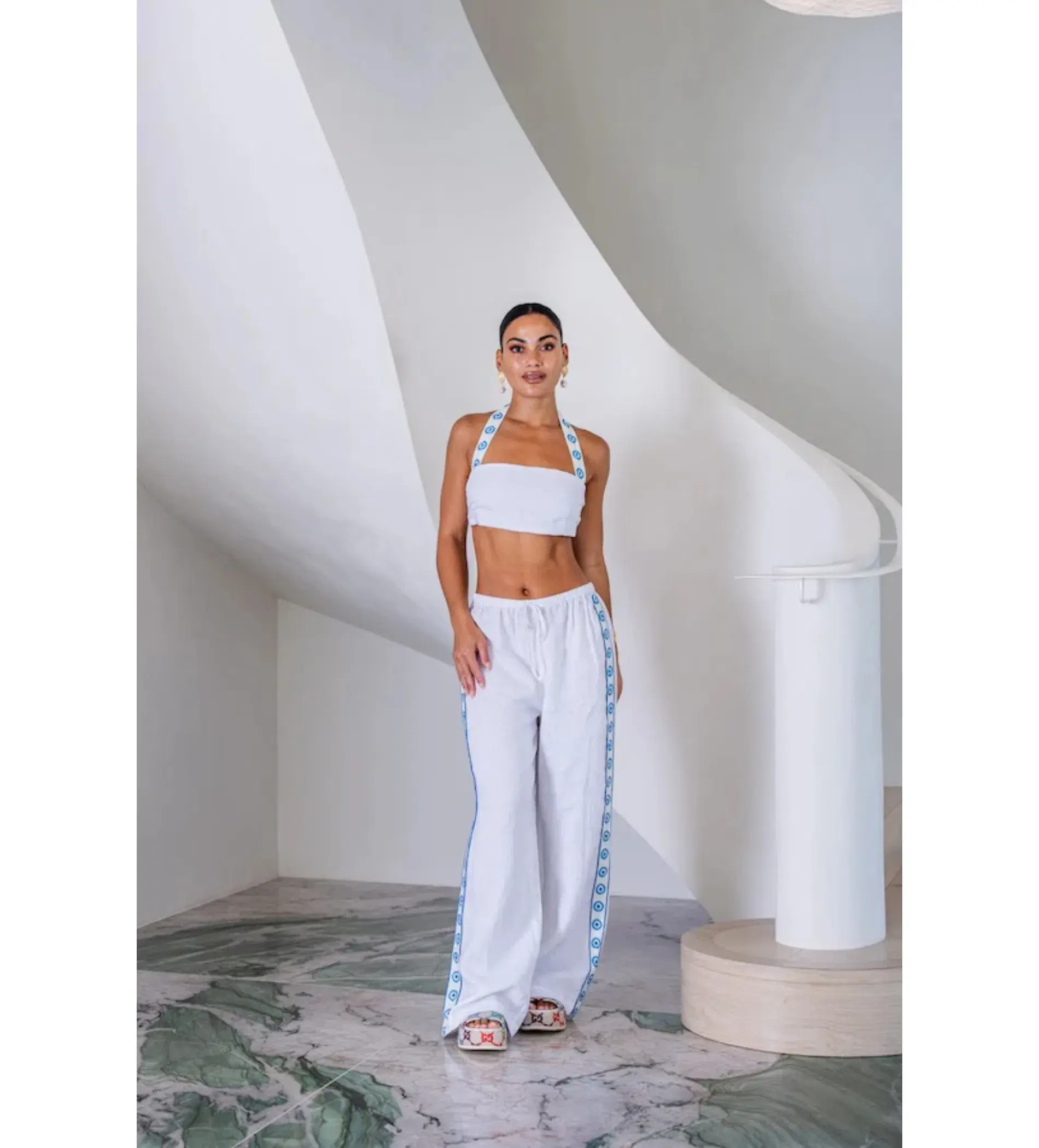 Sneaky Link Evil Eye Set White Size Small / Au Size 8 - Image 1