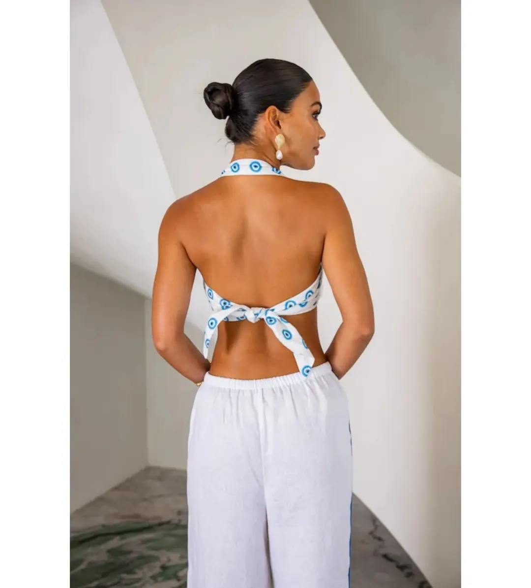 Sneaky Link Evil Eye Set White Size Small / Au Size 8 for rent on The Volte - main image