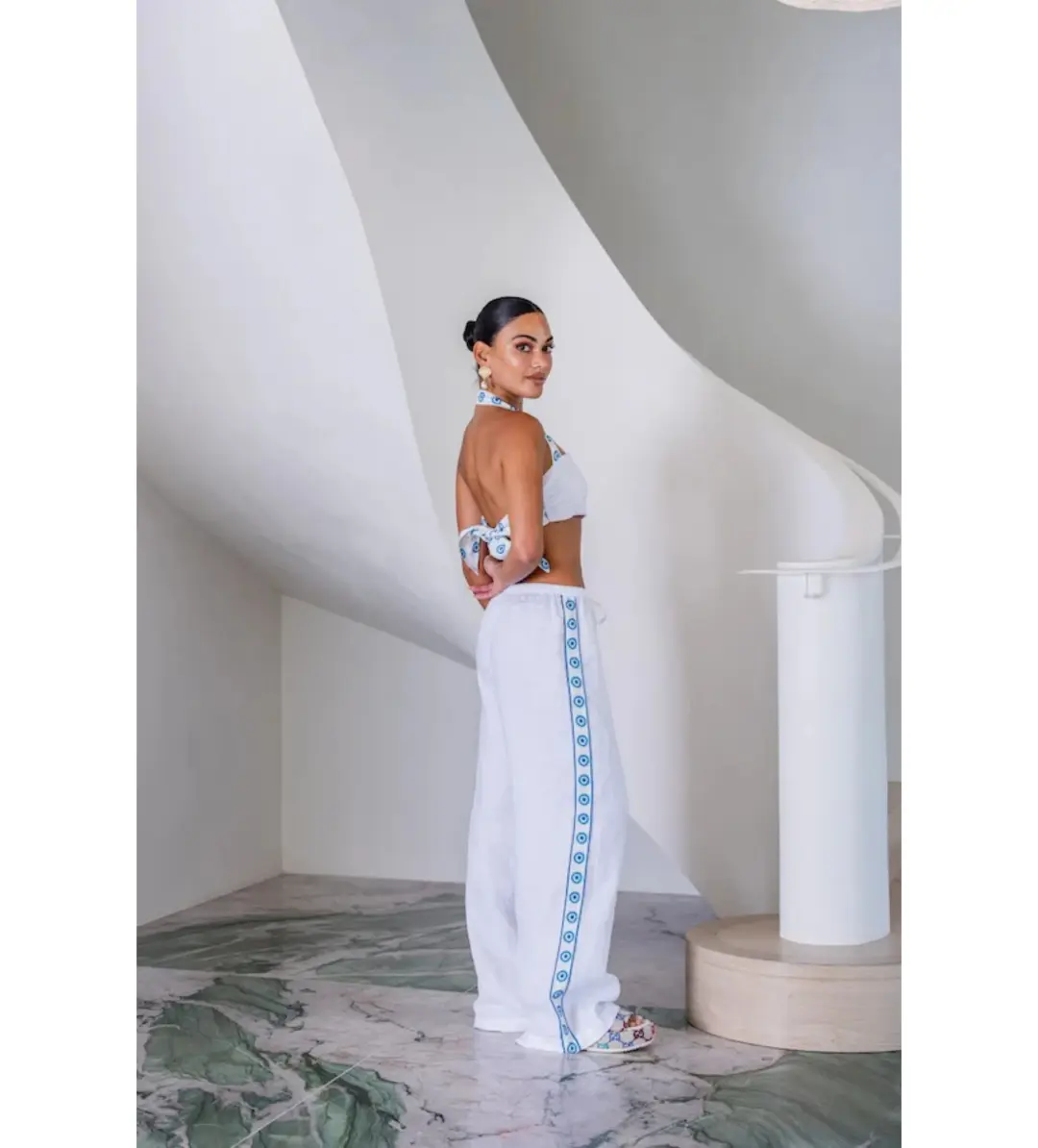 Sneaky Link Evil Eye Set White Size Small / Au Size 8 for rent on The Volte - main image