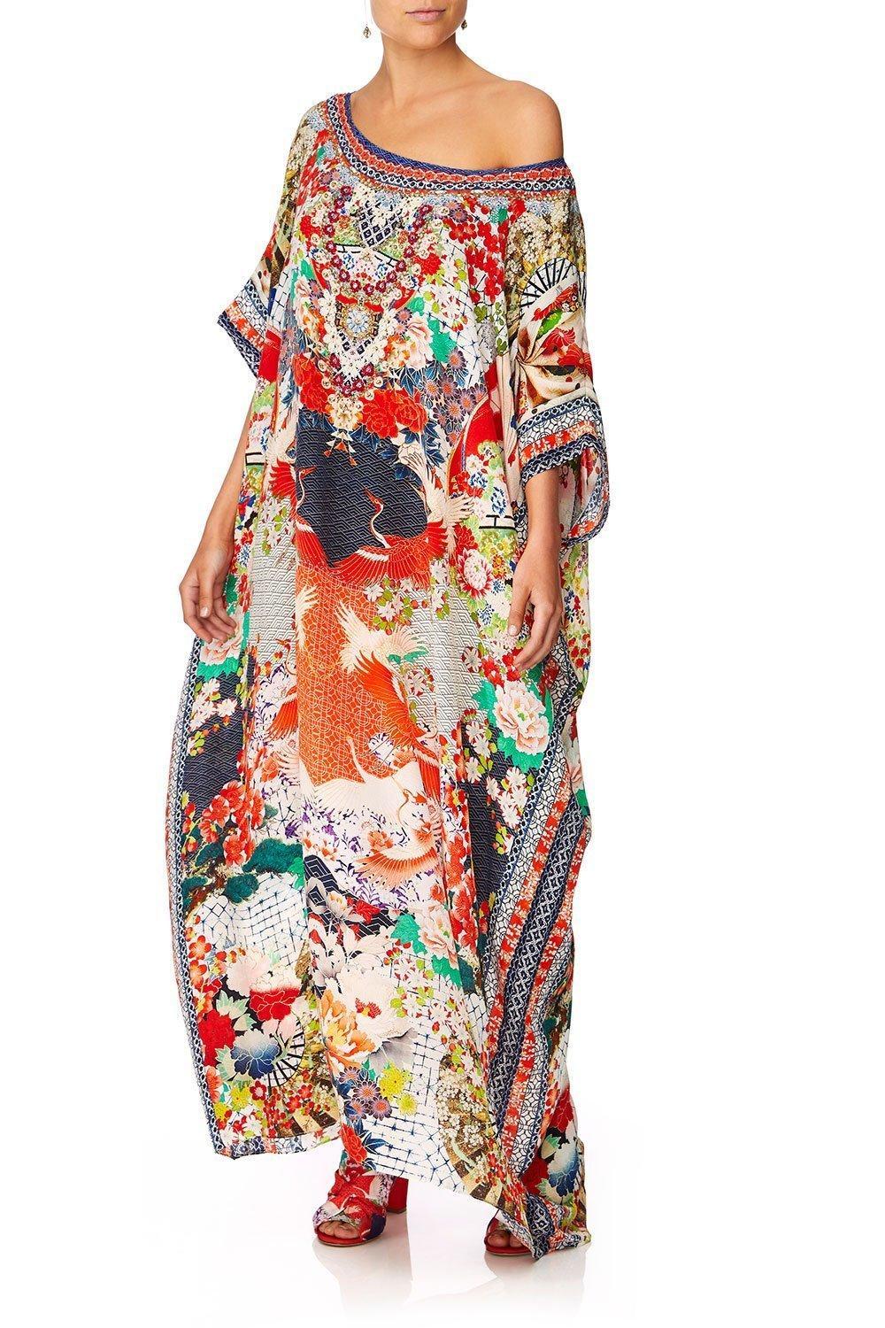 Camilla Geisha Girl Round Neck Kaftan One Size - Image 1