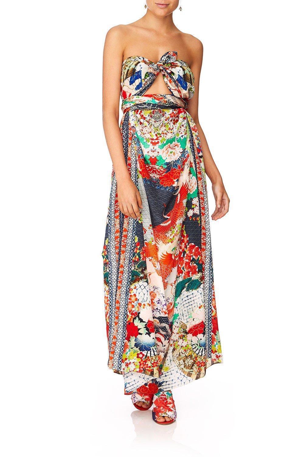 Camilla Geisha Girl Round Neck Kaftan One Size - Image 9