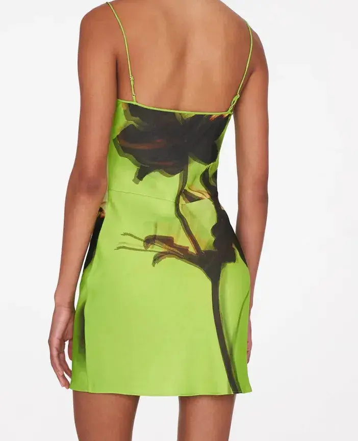 Rat & Boa Orisha Mini Dress Green Size 8 - Image 2