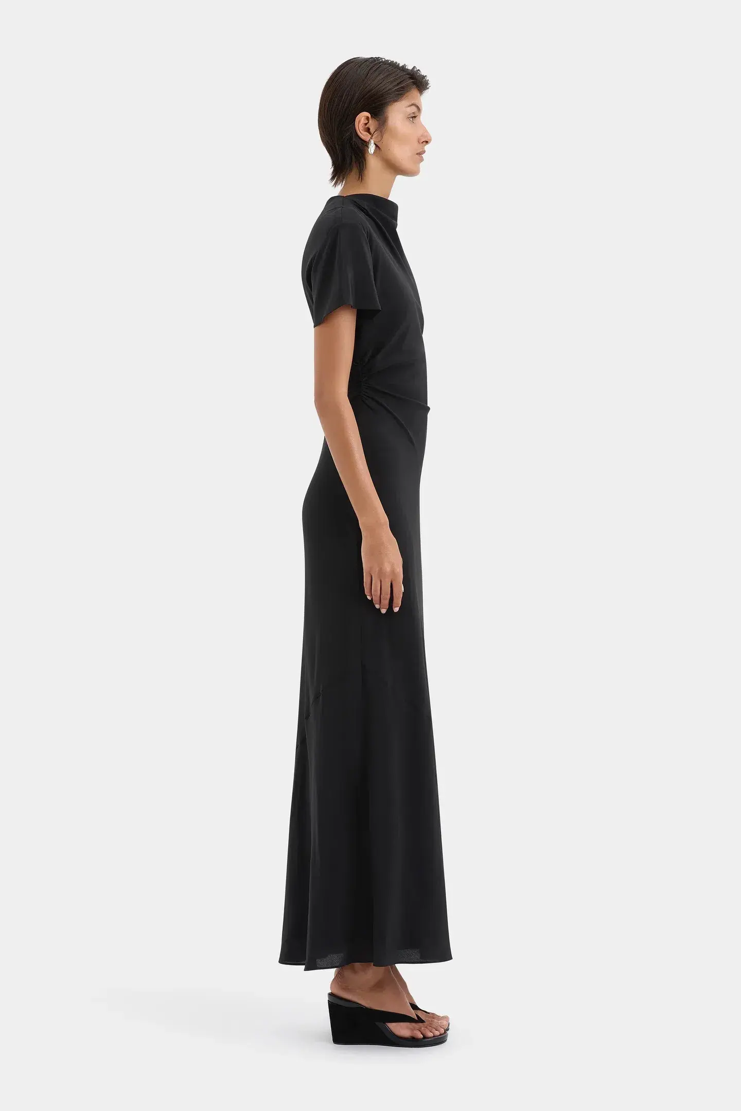 SIR Seameadow Bias Dress Black Size 14 - Image 2