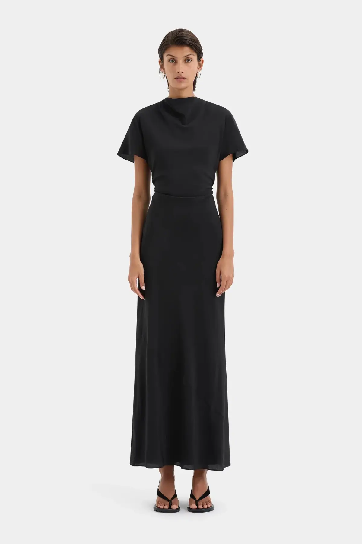 SIR Seameadow Bias Dress Black Size 14 - Image 1