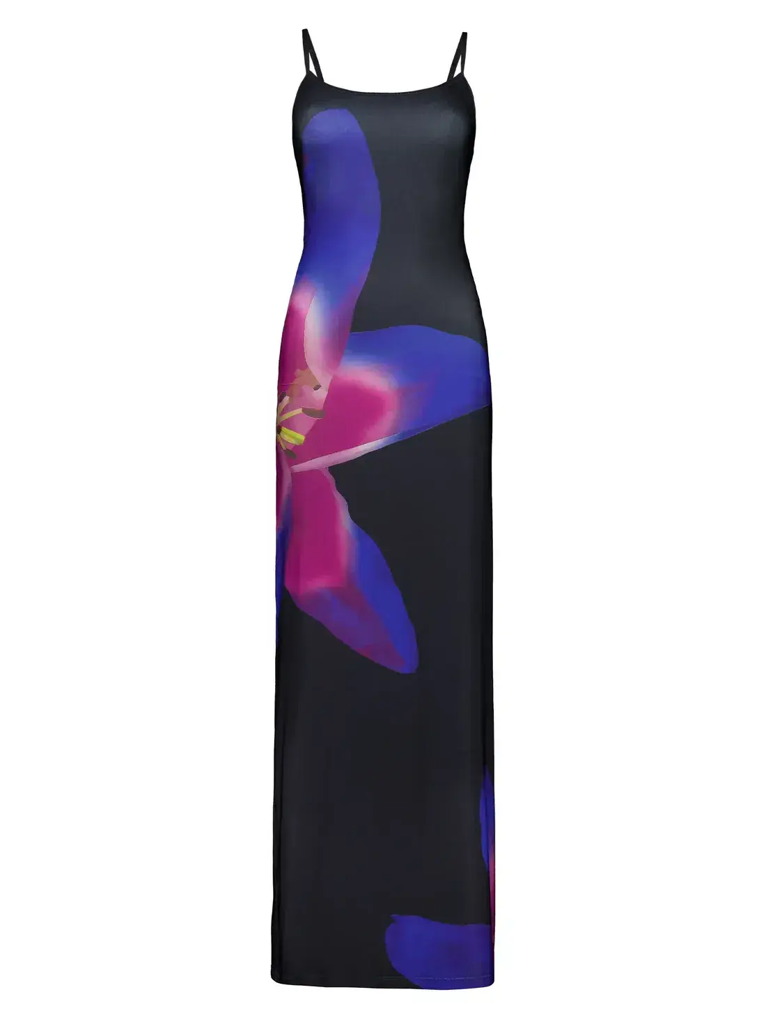 With Harper Lu Slip Maxi Dress Midnight Lily Floral Size XS/AU 6 - Image 8