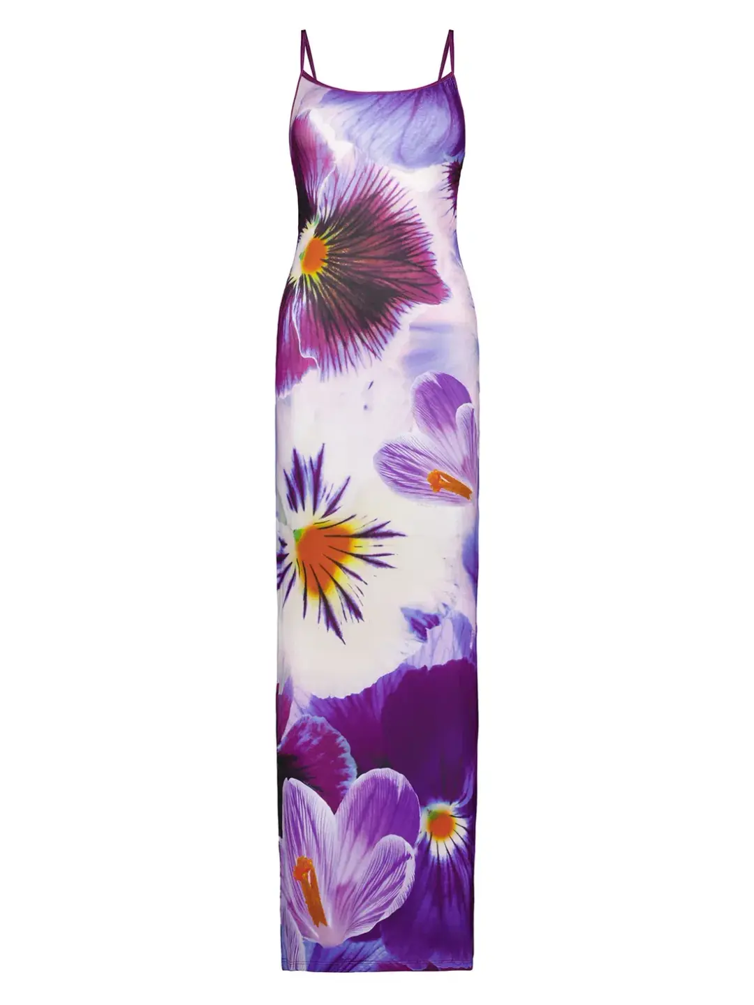 With Harper Lu Blossom Slip Maxi Dress Indigo Floral Size S/AU 8 for rent on The Volte - main image