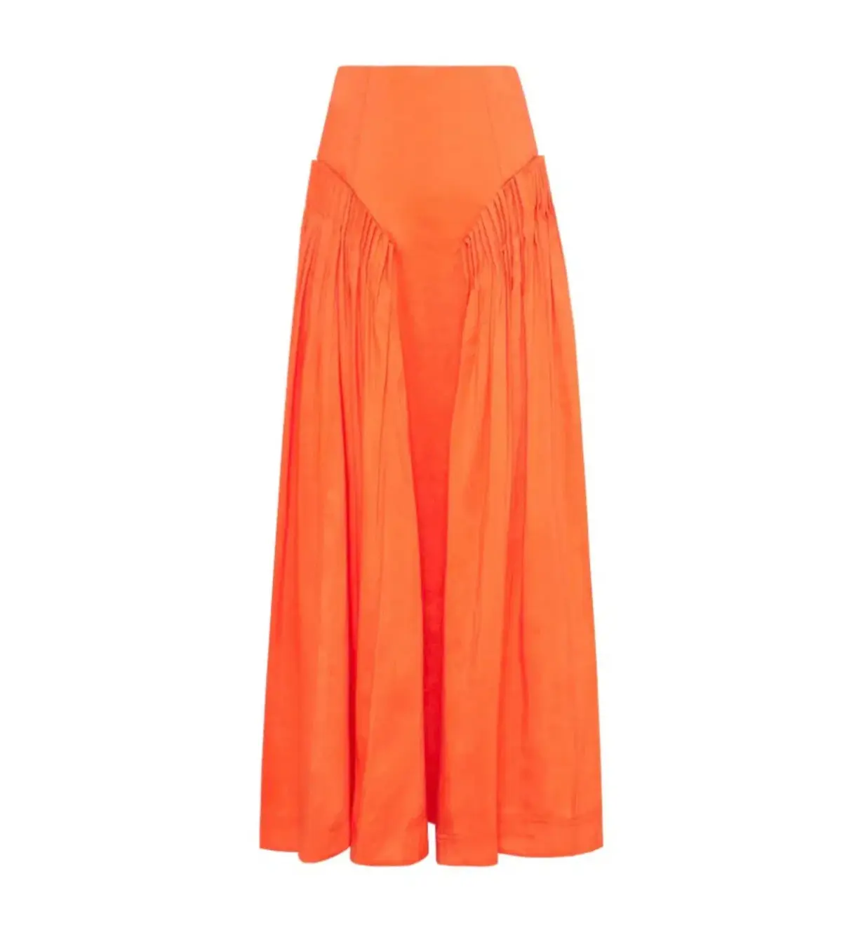 Aje Imagination Frill Sleeve Top Orange Size 14 & Yves Midi Skirt Size 12 - Image 5