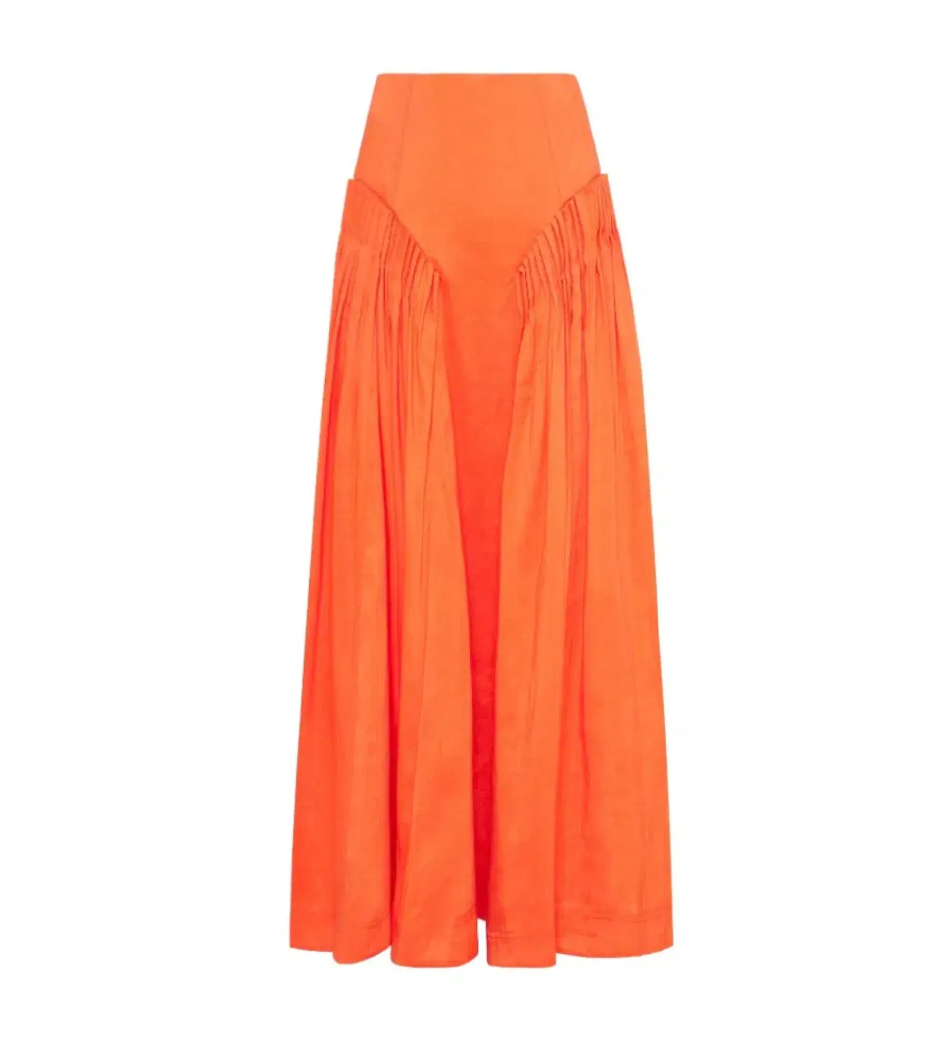 Aje Imagination Frill Sleeve Top Orange Size 14 & Yves Midi Skirt Size 12 - Image 5