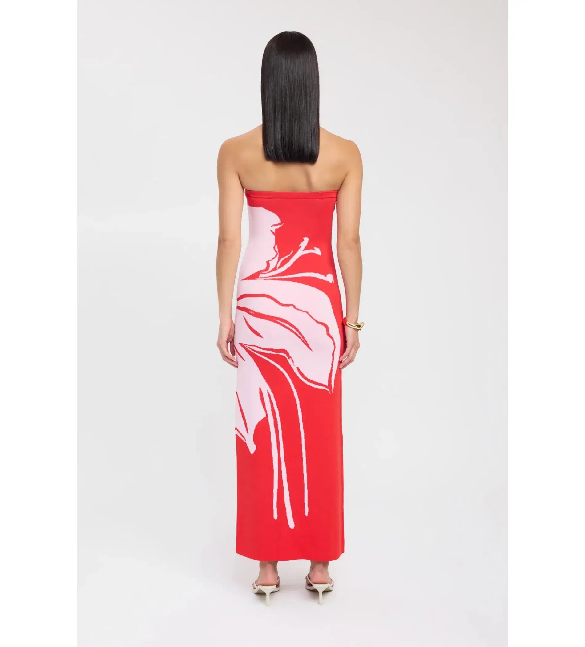 Kookai Aloha Strapless Dress Size 8 - Image 3